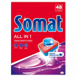 Somat Таблетки для посудомоечной машины All in one 48 таблеток (9000101347975)