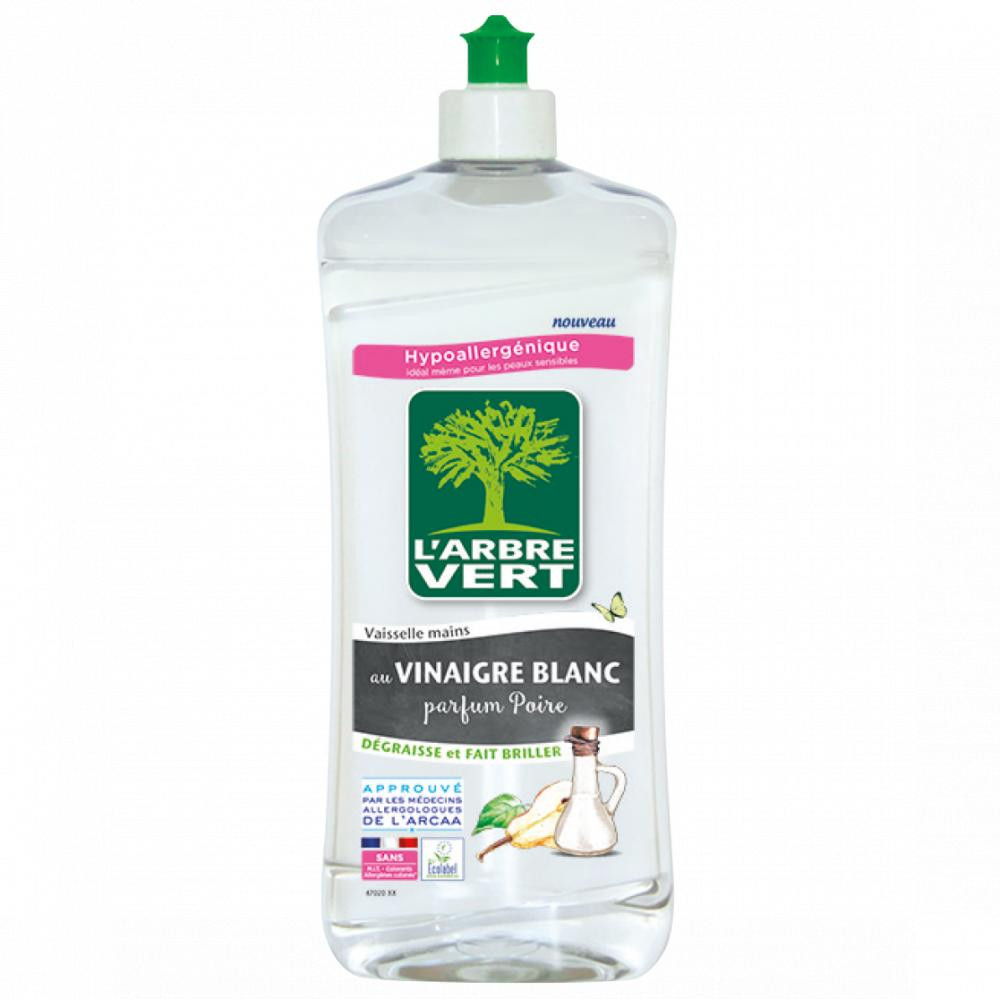 L'Arbre Vert Средство для мытья посуды Груша с белым уксусом 750 мл (3450601031618) - зображення 1