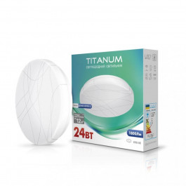 TITANUM LED світильник настінно-стельовий  24W 5000K Криві лінії (4820246481748)