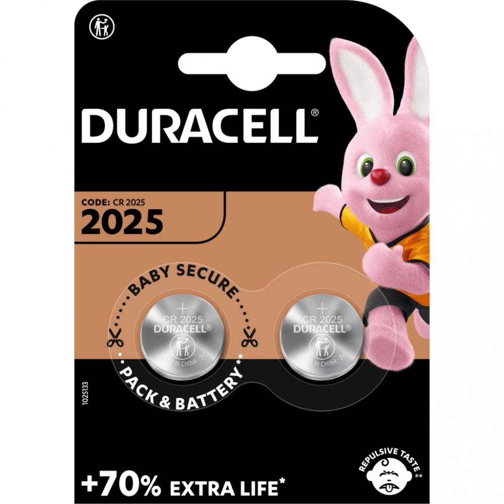 Duracell CR-2025 bat(3B) Lithium 2шт 5003990 - зображення 1