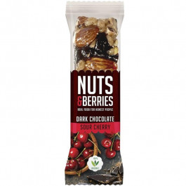 Nuts & Berries Батончик  з вишнею та чорним шоколадом органічний 40 г (5425036870819)