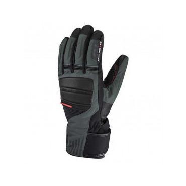 LS2 Мотоперчатки влагостойкие  FROST MAN GLOVES BLACK GREEN M - зображення 1