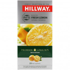   Hillway Чай черный с лимоном пакетированный 25шт 37,5г (8886300990256)