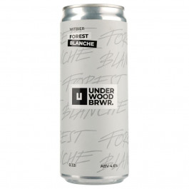 Underwood Brewery Пиво  Forest Blanche, світле, нефільтроване, 4,6%, 0,33 л (870723) (4820224360331)