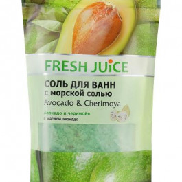 Fresh Juice Соль для ванн  Avocado & Cherimoya 500 мл (4823015937637)