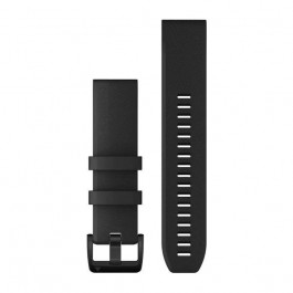 Garmin Ремінець QuickFit 22mm Black with Black Stainless Steel Hardware (010-12901-00)