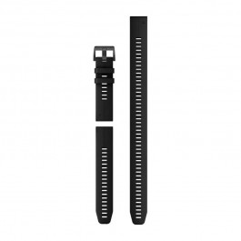 Garmin Ремінці для смарт-годинника  QuickFit 22 силіконові, чорні (із 3 частин, для дайвінгу)