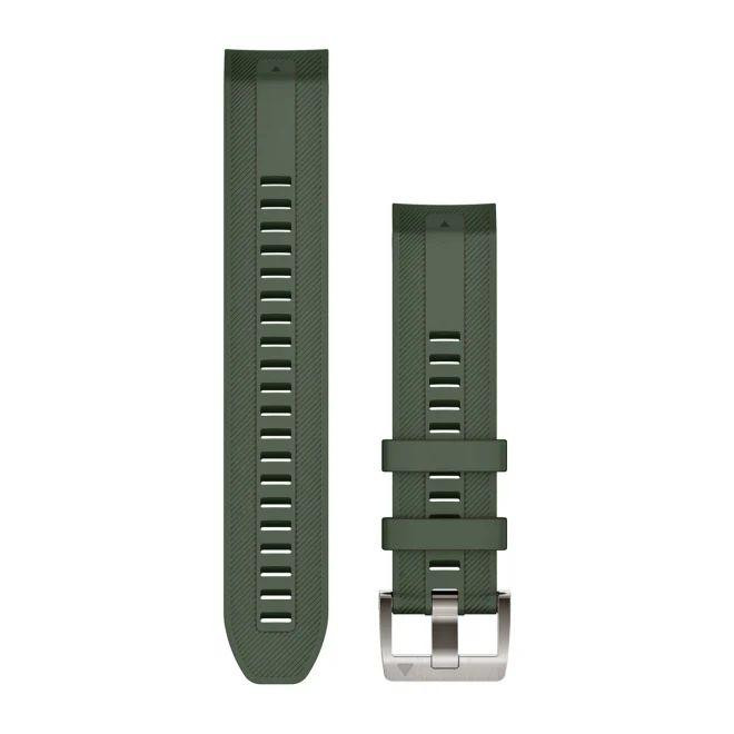 Garmin Ремінець  for MARQ Gen 2 - 22mm QuickFit Silicone Strap Pine Green (010-13225-01) - зображення 1