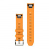 Garmin Ремінець  for MARQ Gen 2 - 22mm QuickFit Silicone Strap Spark Orange (010-13225-04) - зображення 2