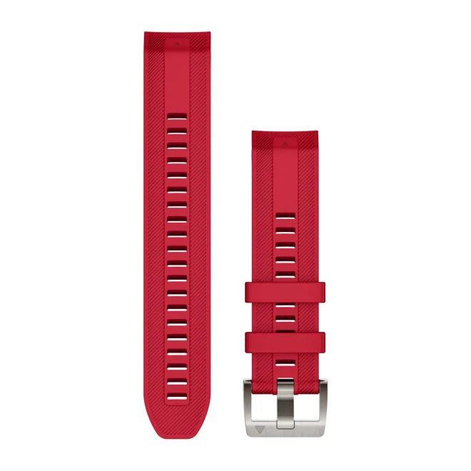 Garmin Ремінець  for MARQ Gen 2 - 22mm QuickFit Silicone Strap Plasma Red (010-13225-03) - зображення 1