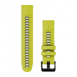 Garmin Ремінець  QuickFit 22 Watch Bands Silicone - Electric Lime/Graphite (010-13280-03)