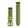 Garmin Ремінець  QuickFit 22 Watch Bands Silicone - Electric Lime/Graphite (010-13280-03) - зображення 2