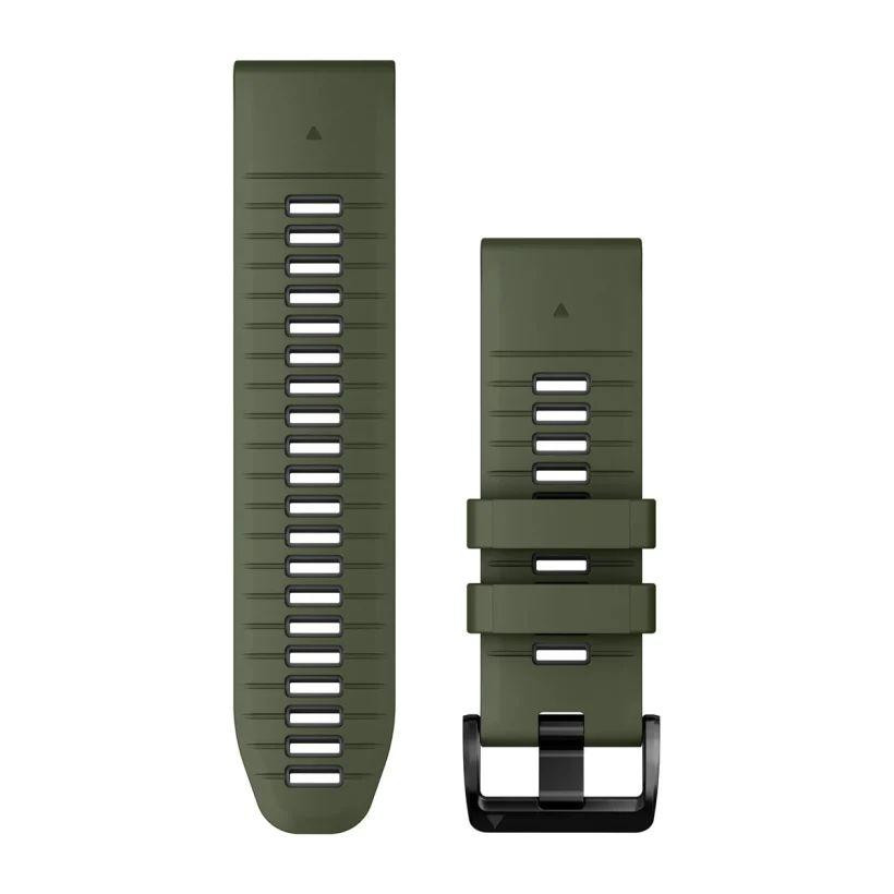 Garmin Ремінець  QuickFit 26 Watch Bands Silicone - Moss/Graphite Silicone (010-13281-07) - зображення 1