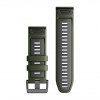 Garmin Ремінець  QuickFit 26 Watch Bands Silicone - Moss/Graphite Silicone (010-13281-07) - зображення 2