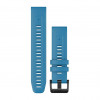 Garmin Ремінець  QuickFit 22 Watch Bands Cirrus Blue with Black Stainless Steel Hardware (010-13111-30) - зображення 1
