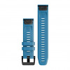 Garmin Ремінець  QuickFit 22 Watch Bands Cirrus Blue with Black Stainless Steel Hardware (010-13111-30) - зображення 2