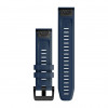 Garmin Ремінець  QuickFit 22 Watch Bands Captain Blue with Black Stainless Steel Hardware (010-13111-31) - зображення 2