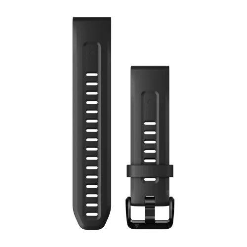 Garmin QuickFit 20 Watch Bands Black Silicone (010-13102-00) - зображення 1