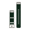 Garmin Ремінець  QuickFit 22 Watch Bands Jacquard-weave Nylon Strap – Pine Green (010-13008-00) - зображення 2