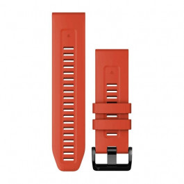 Garmin QuickFit 26 Watch Bands Flame Red Silicone (010-13117-04)