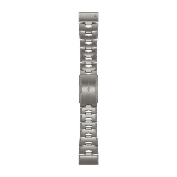 Garmin Ремешок для Fenix 6x 26mm QuickFit Vented Titanium Bracelet bands (010-12864-08) - зображення 1
