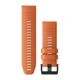 Garmin Ремешок для Fenix 6x 26mm QuickFit Ember Orange Silicone bands (010-12864-01)