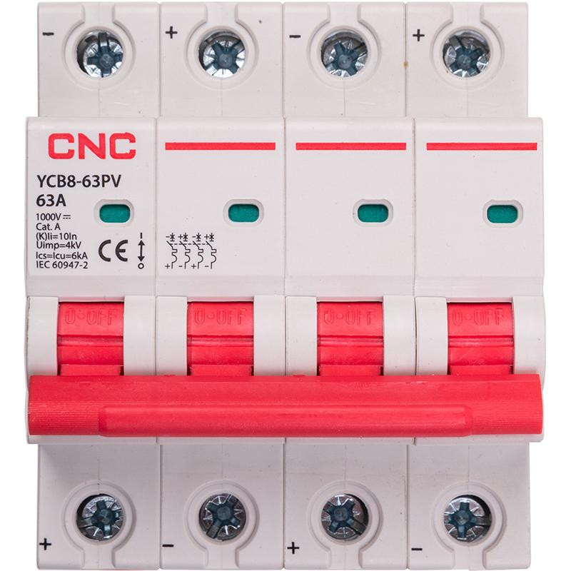 CNC Electric YCB8-63PV 4P C63 DC1000 6ka (NV821679) - зображення 1