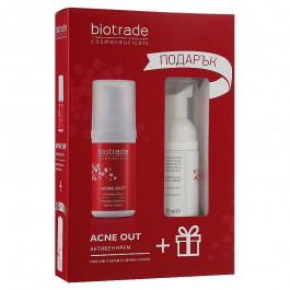 Biotrade Набор для лица  Acne Out для жирной и проблемной кожи Крем 30 мл + Пенка 20 мл (3800221841355)