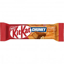 Nestle Батончик шоколадний  Kit Kat Chunky Peanut Butter, 42 г (792911) (3800020411971)