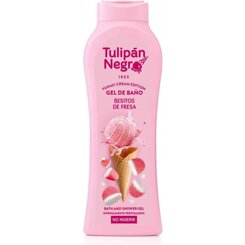 Tulipan Negro Гель для душу Yummy Cream Полуничний поцілунок  650 мл - зображення 1