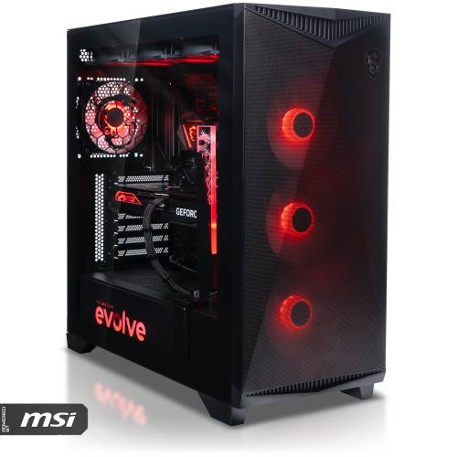 EVOLVE PoweredBy MSI 6H+ Black/Mesh (EVGP-G6Hi1460KFN407S-D532S1TBKMSH) - зображення 1