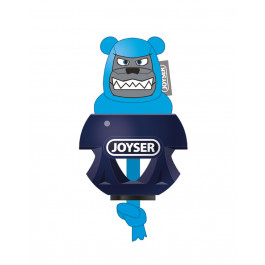 Joyser Игрушка  Cageball Ball&Bear, медведь с мячом, для собак, синий, 20 см (07017)