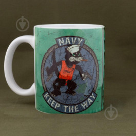 5.11 Tactical Чашка для чаю "NAVY" SNOW WHITE (UA281-80011-WH-NV)