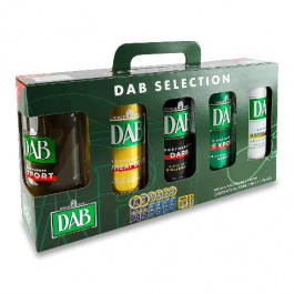 DAB-beer Пиво  Wheat+Dark+Export+Hoppy з/б 4*0,5 л +келих, 1 шт (4001982209227)