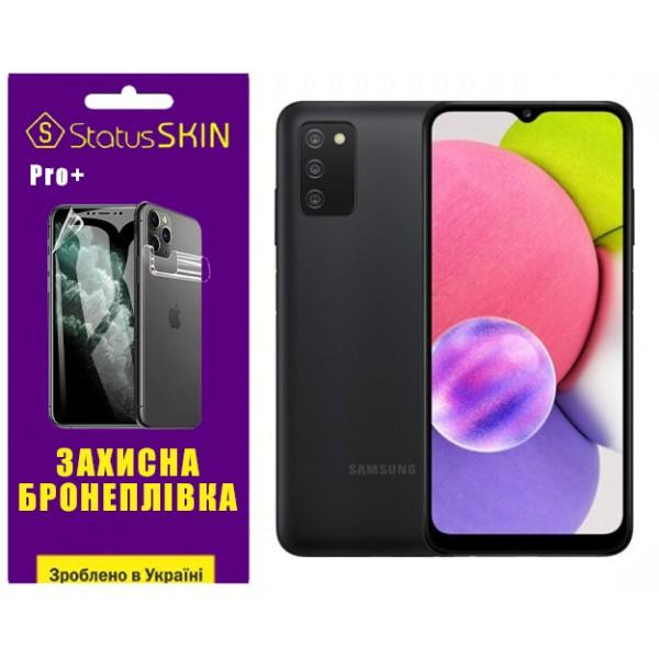 StatusSKIN Поліуретанова плівка  Pro+ для Samsung A03s A037 Глянцева - зображення 1