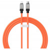 Baseus CoolPlay Series USB-C to Lightning 20W 1m Orange (CAKW000007) - зображення 1