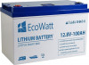 EcoWatt LiFePO4 Smart BMS 12.8V 100Ah - зображення 1