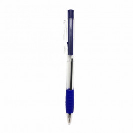 H-Tone Ручка кулькова  автоматична 0,7 мм, з грипом, синя, уп. 12 шт (PEN-HT-JJ20144-BL)