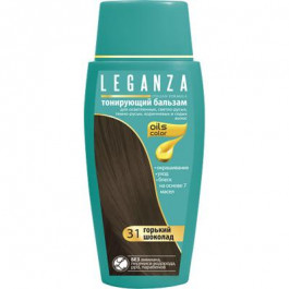 Leganza Тонирующий бальзам для волос  31 Горький шоколад 150 мл (3800010505758)
