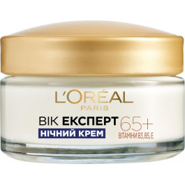 L'Oreal Paris Антивіковий крем-скульптор Skin Expert Вік експерт нічний догляд для всіх типів шкіри 50 г (36005240