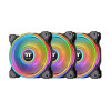 Thermaltake Riing Quad 12 RGB Radiator Fan TT Premium Edition 3-Pack (CL-F088-PL12SW-A) - зображення 1