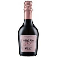 Purcari Ігристе вино  Cuvee de  Brut Rose рожеве брют IGP 12.5% 0.375 л (DDSAU8P070)