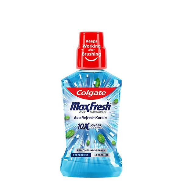 Colgate Ополіскувач  MaxFresh Plax Mouthwash Peppermint Fresh 500 мл. - зображення 1