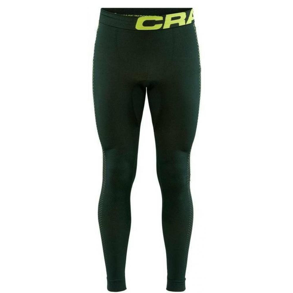 Craft Кальсоны  Warm Intensity Pants Man 1905352-675618 S Черный/Зеленый (7318573255264) - зображення 1