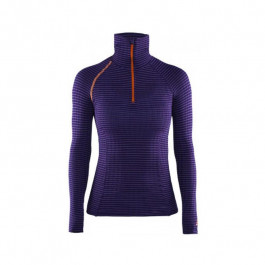   Craft Термофутболка  Active Extreme Zip TN W (1903776) - M, Dynasty/Lilac/Flourange