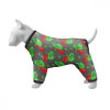 WAUDOG Дощовик для собак  Clothes малюнок "Калина", M45, В 55-60 см, С 37-40 см (4823089355054) - зображення 1