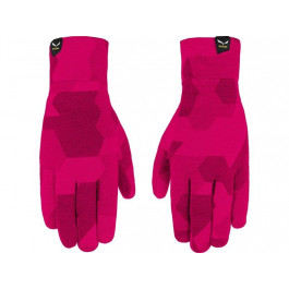 Salewa Рукавички жіночі  Cristallo AM Women Gloves L Темно-рожевий