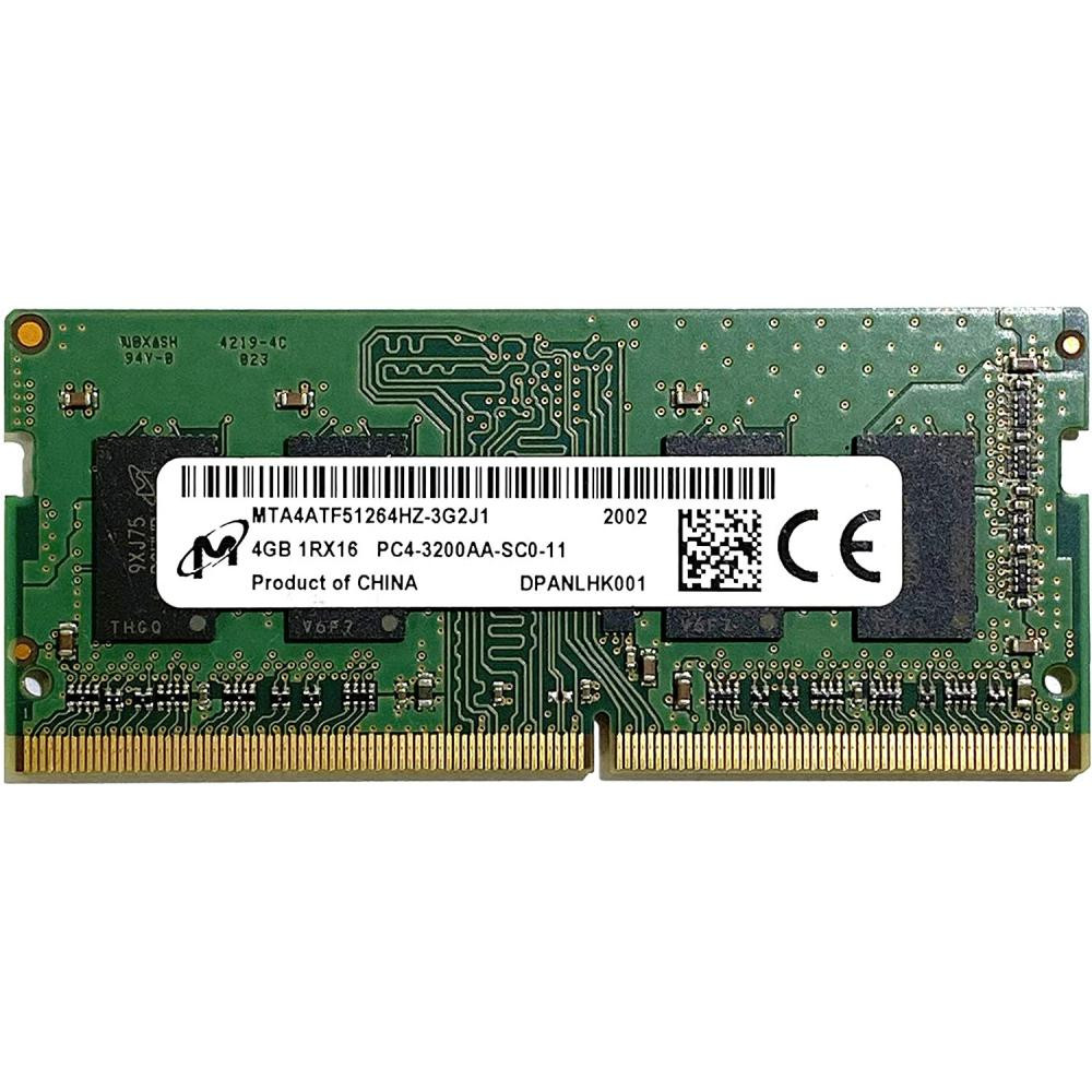 Micron 4 GB SO-DIMM DDR4 3200 MHz (MTA4ATF51264HZ-3G2J1) - зображення 1