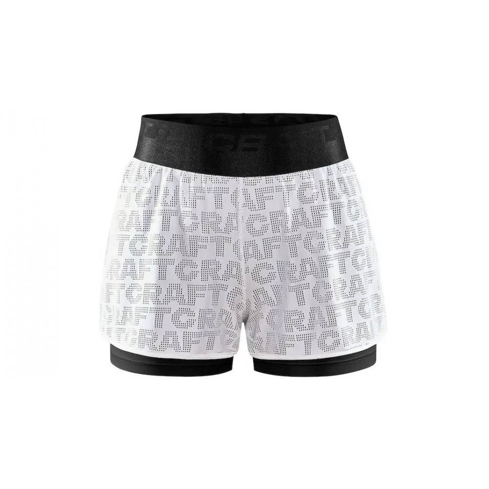 Craft Шорти жіночі CORE CHARGE LOGO SHORTS W M Білий - зображення 1