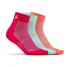 Craft Комплект шкарпеток Greatness Mid 3-Pack Sock Рожевий